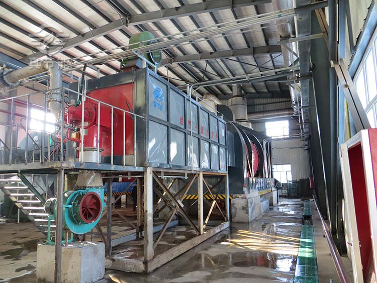 豆渣烘干機生產線