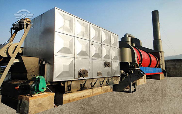 酒糟烘干機生產現場