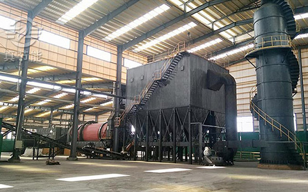 大型雞糞烘干機(jī)設(shè)備案例現(xiàn)場