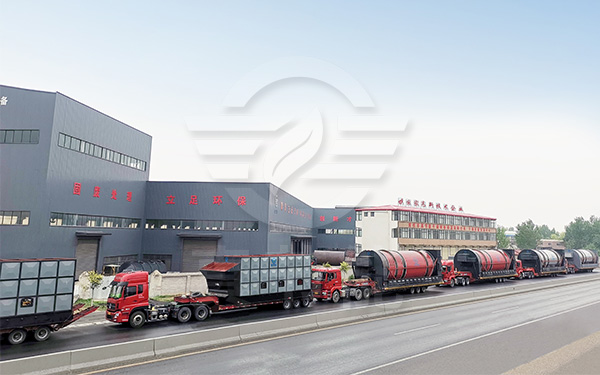 菌渣烘干機發貨