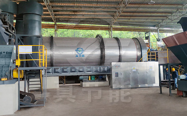 藥渣烘干機生產現場 藥渣烘干機生產現場