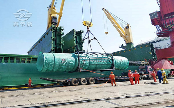 豆腐渣烘干機吊裝現場 豆腐渣烘干機吊裝現場