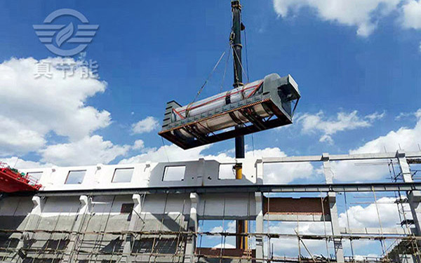 藥渣烘干機吊裝現場 藥渣烘干機吊裝現場