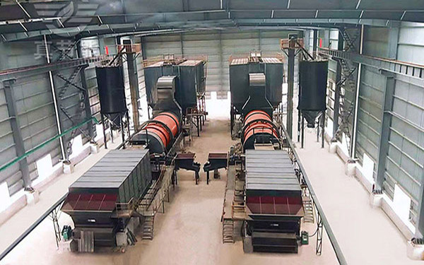 酒糟烘干機(jī)運行現(xiàn)場